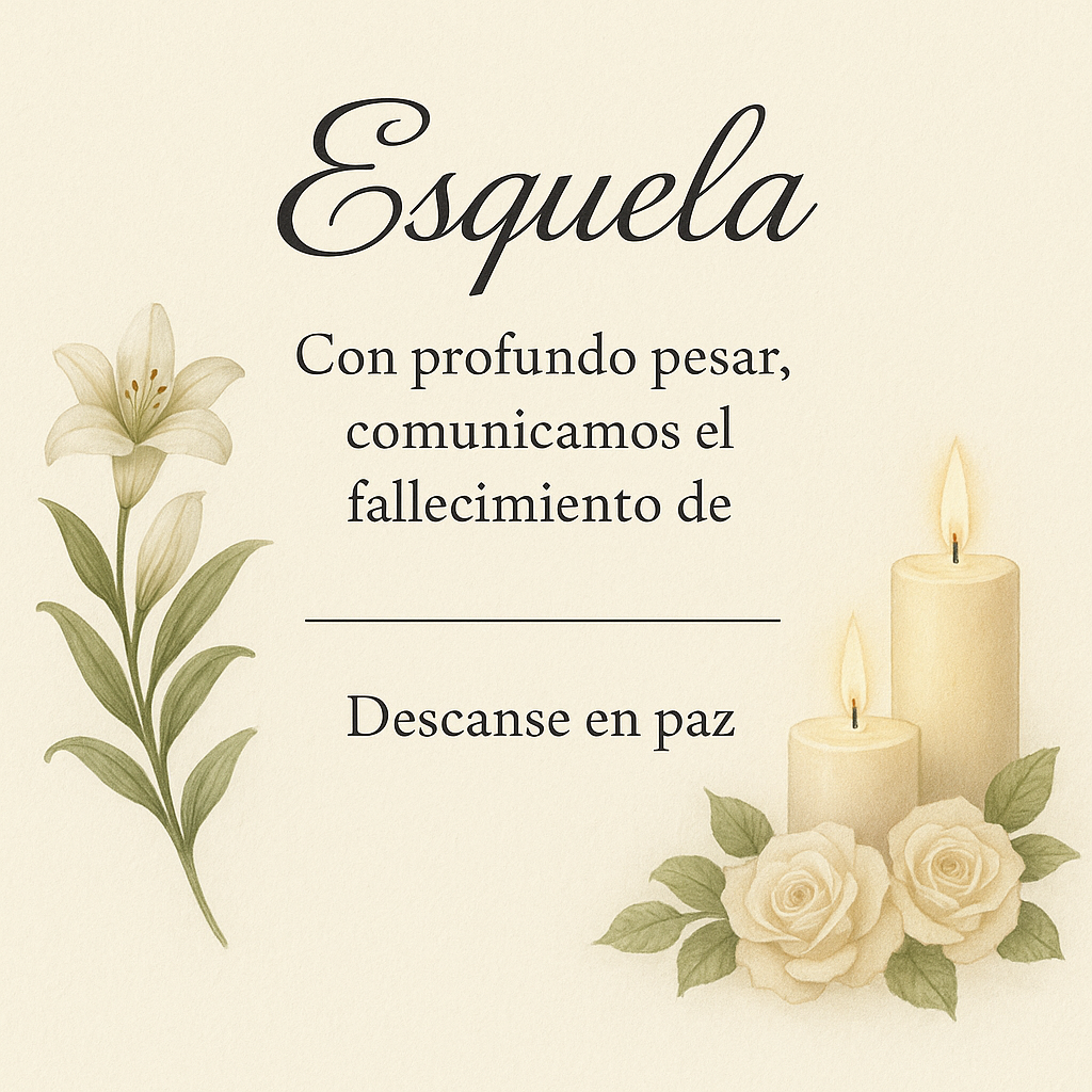Guía para Evitar Errores Comunes en las Esquelas