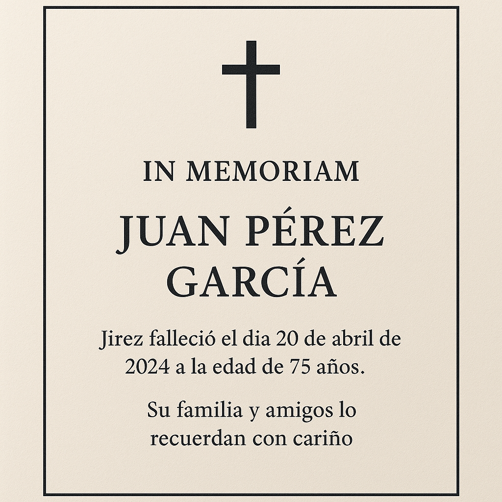 Esquelas para funerales de urgencia: cómo redactarlas correctamente