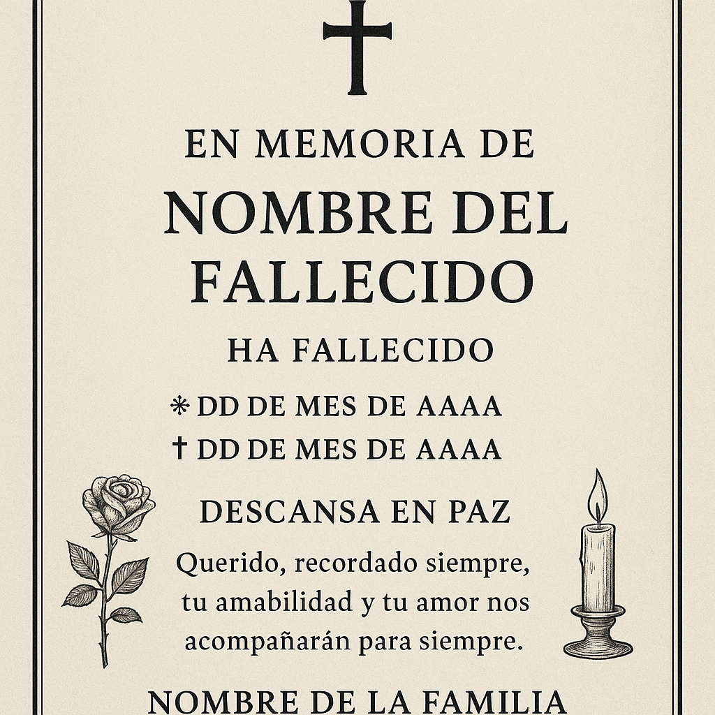 Esquelas largas: Cómo honrar la vida de tus seres queridos