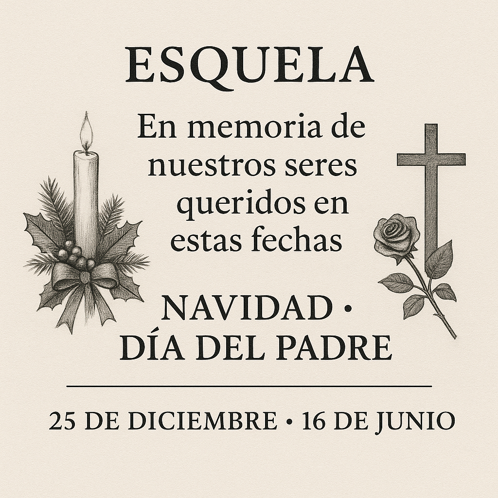 Cómo crear esquelas emotivas para fechas especiales como Navidad y el Día del Padre