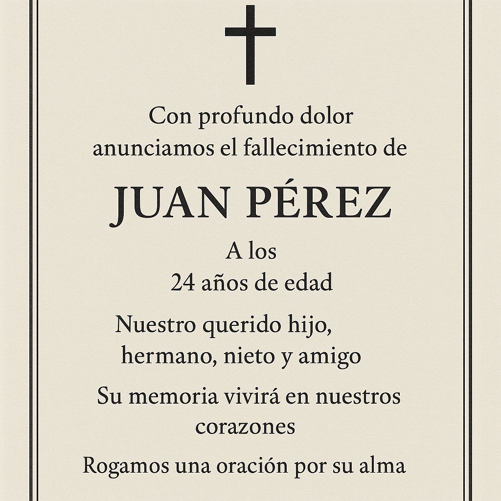 Redacción de esquelas para jóvenes: un homenaje entrañable